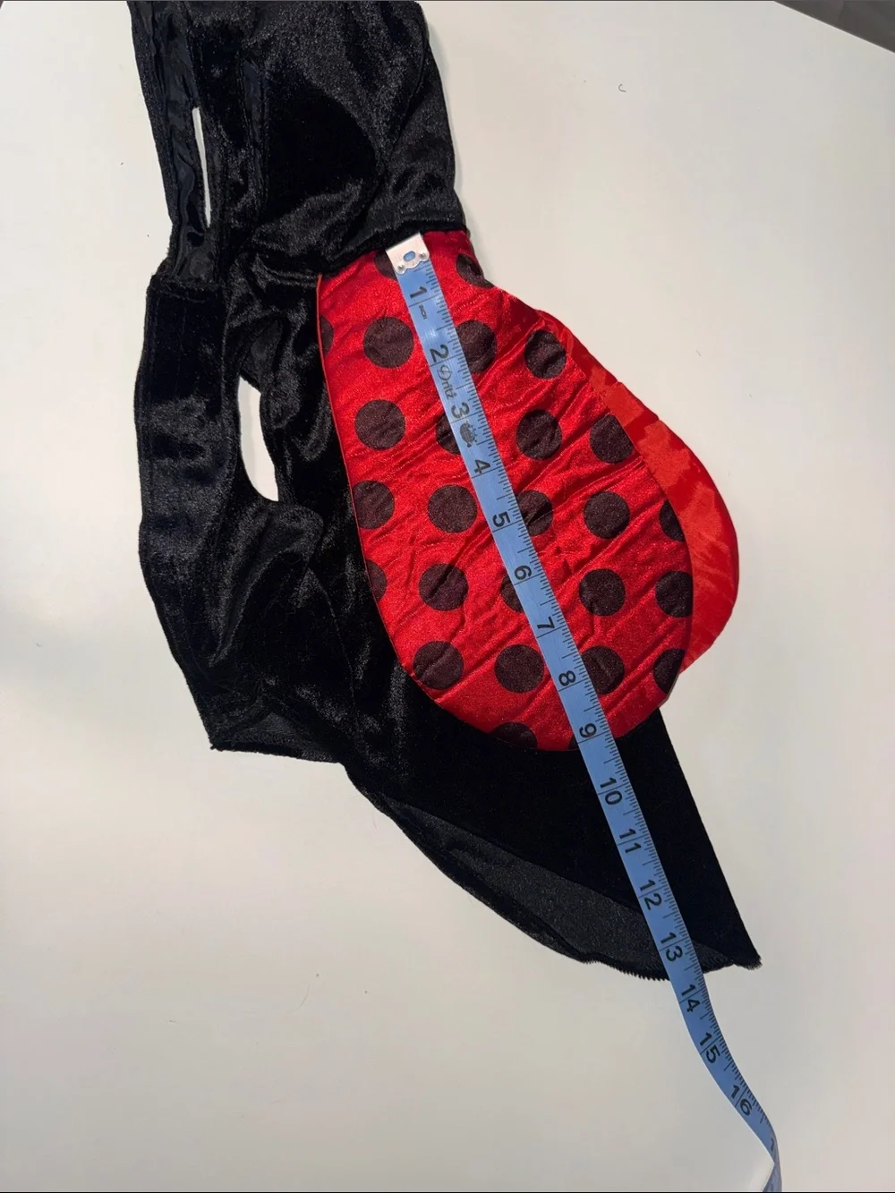 Ladybug Dog Hooded Cape - Red & Black Pet Costume